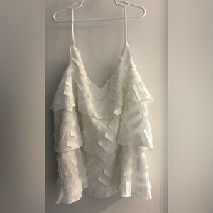 Amadi Anthropologie Ameline Tiered Cami Made in USA Size Medium